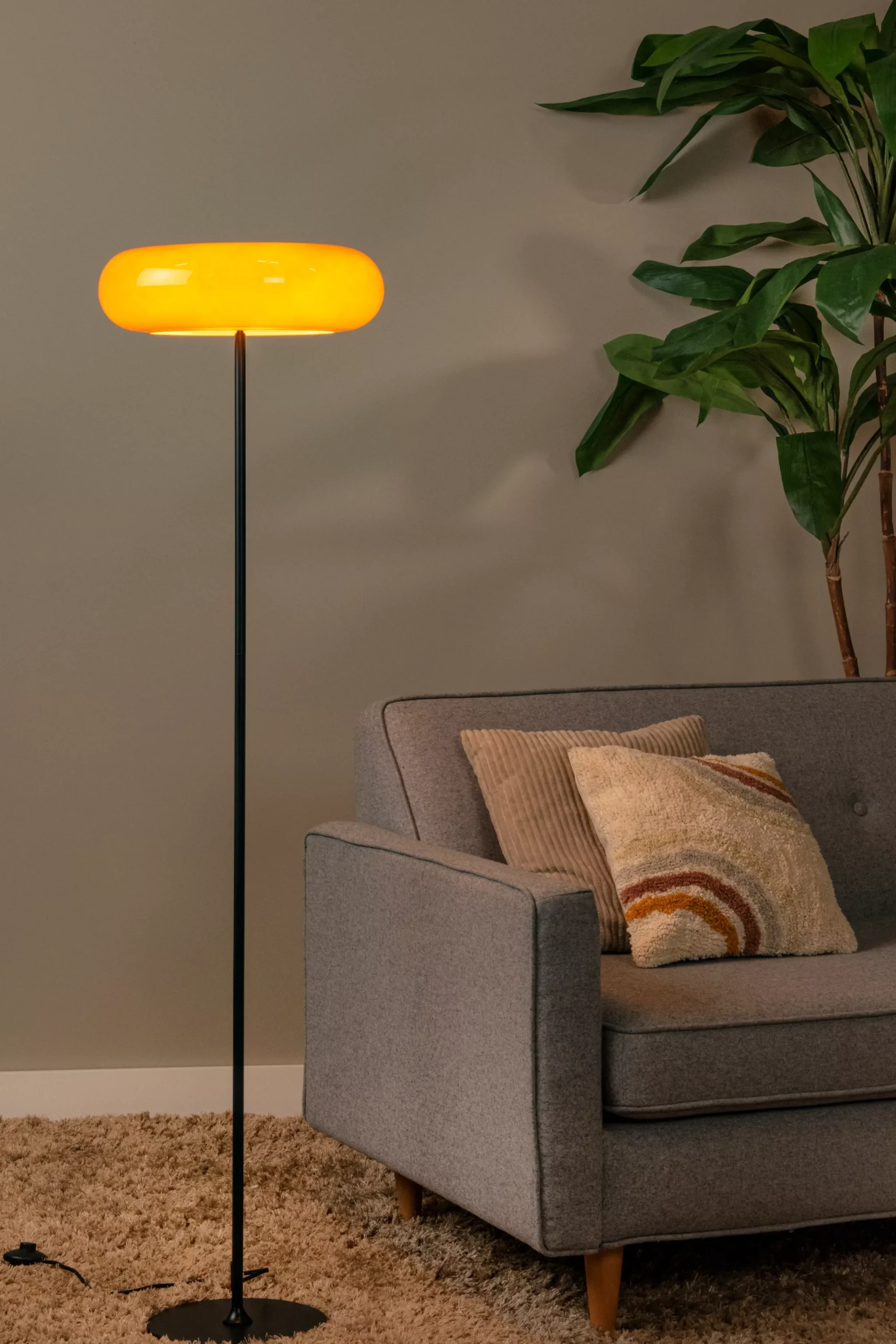 SENTINO - Vloerlamp - Ø 40 cm - 3xG9 - Oranje*Lucide Hot