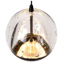 SENTUBAL - Hanglamp - Ø 35 cm - LED Dimb. - 5x5,2W 2700K - Zwart*Lucide Online