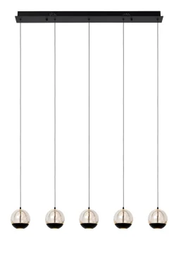 SENTUBAL - Hanglamp - LED Dimb. - 5x5,3W 2700K - Zwart*Lucide Cheap