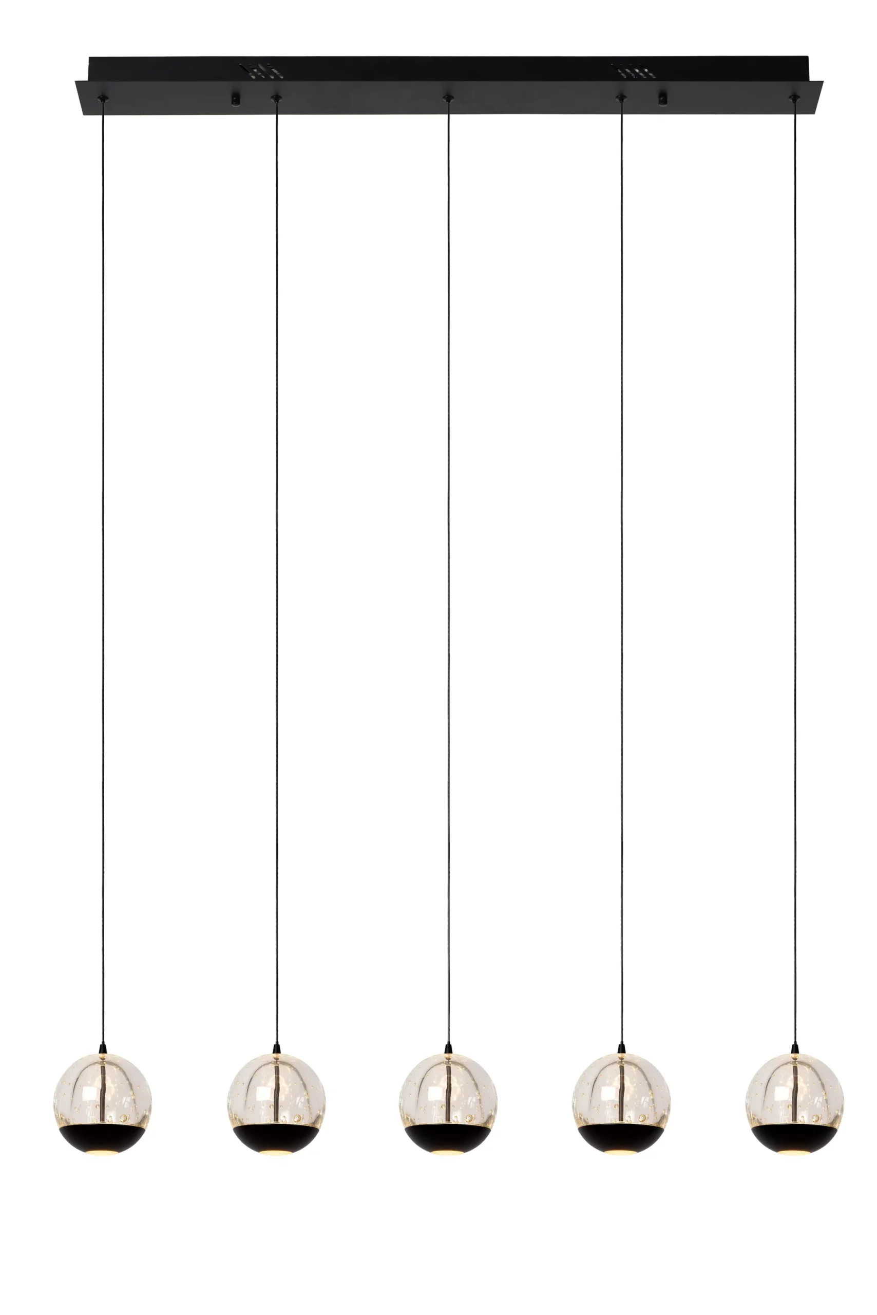 SENTUBAL - Hanglamp - LED Dimb. - 5x5,3W 2700K - Zwart*Lucide Cheap