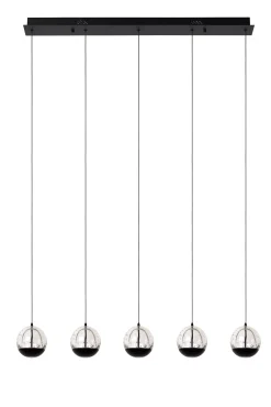 SENTUBAL - Hanglamp - LED Dimb. - 5x5,3W 2700K - Zwart*Lucide Cheap