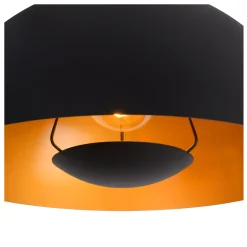 SIEMON - Hanglamp - Ø 40 cm - 1xE27 - Zwart*Lucide Shop