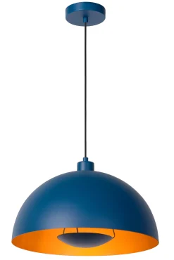 SIEMON - Hanglamp - Ø 40 cm - 1xE27 - Blauw*Lucide Discount