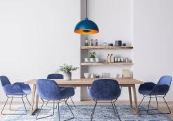 SIEMON - Hanglamp - Ø 40 cm - 1xE27 - Blauw*Lucide Discount