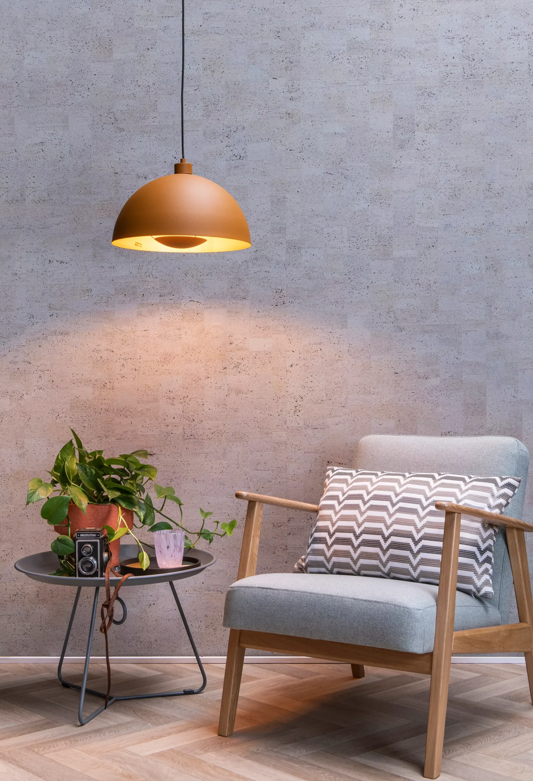 SIEMON - Hanglamp - Ø 40 cm - 1xE27 - Okergeel*Lucide Best Sale