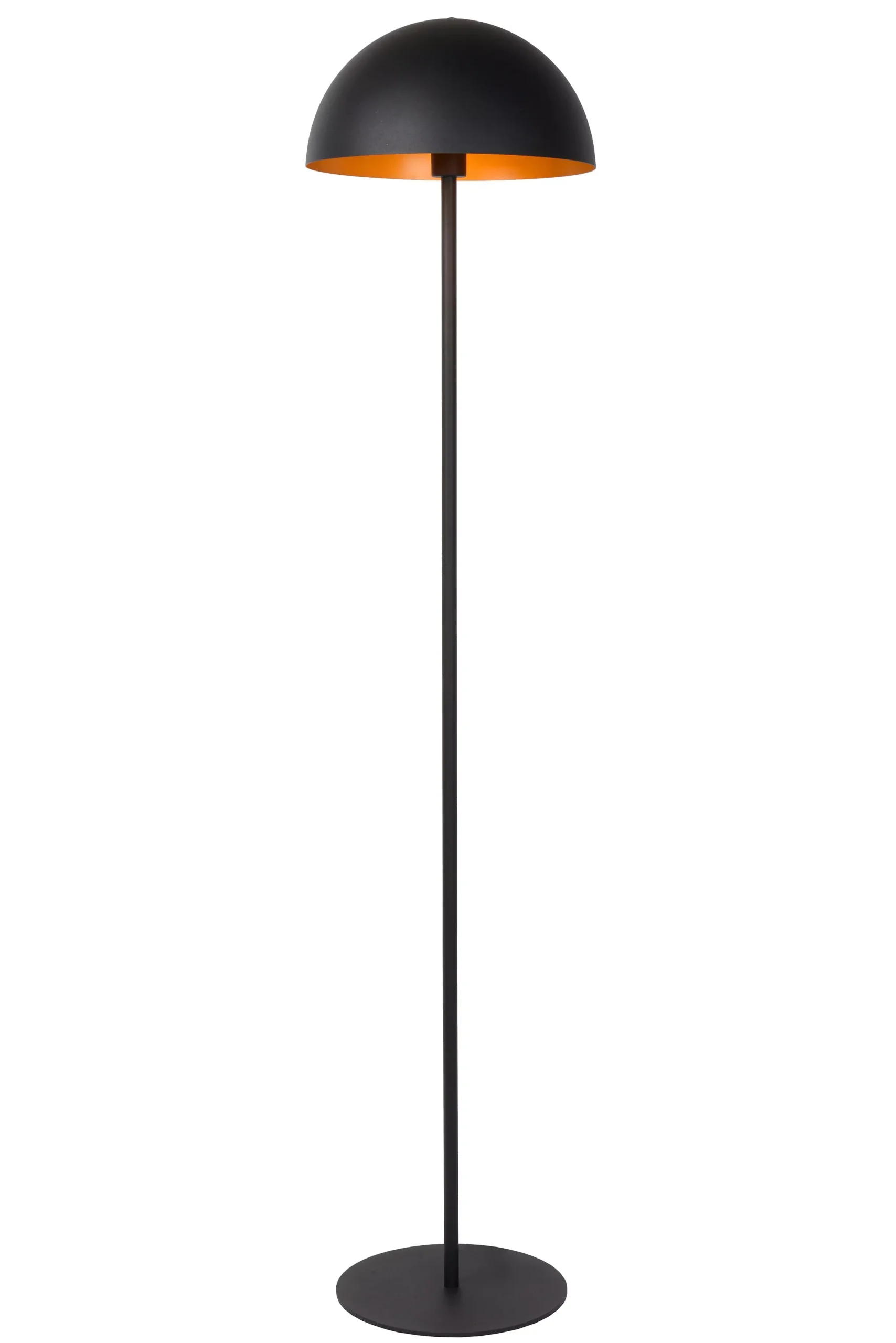 SIEMON - Vloerlamp - Ø 35 cm - 1xE27 - Zwart*Lucide Online