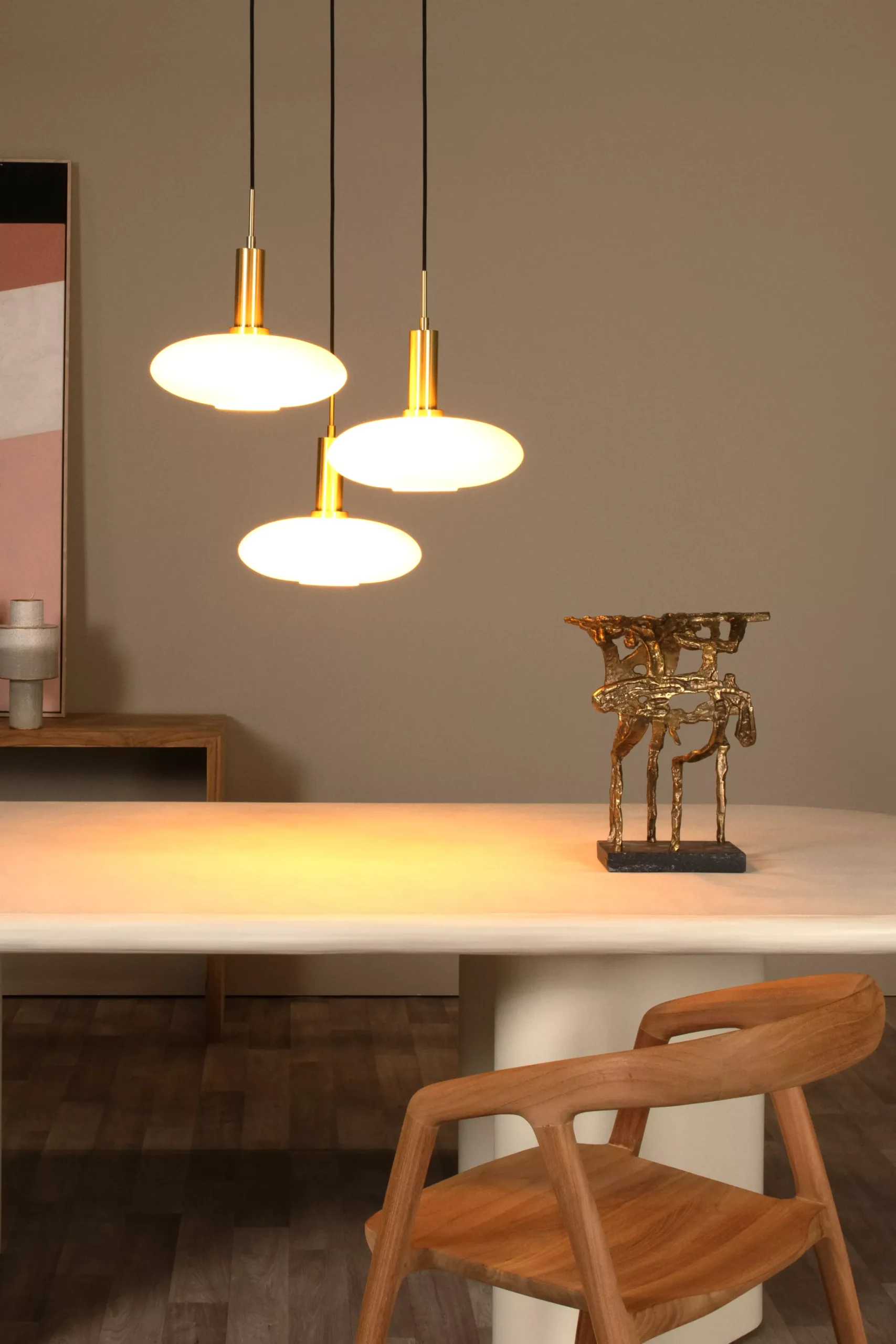 SINGALA - Hanglamp - Ø 55 cm - 3xE27 - Mat Goud / Messing*Lucide Flash Sale