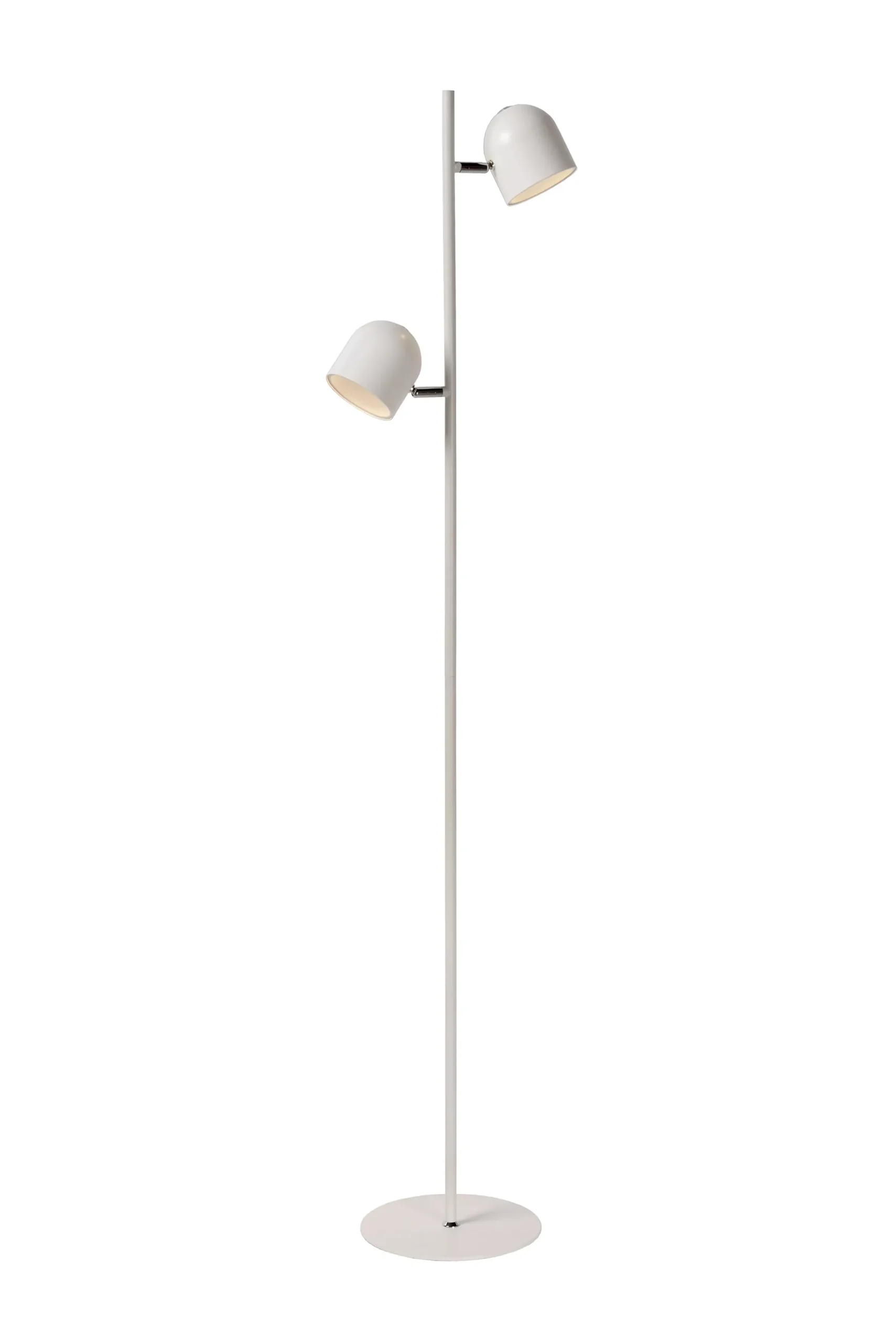 SKANSKA - Vloerlamp - LED Dimb. - 2x5W 3000K - Wit*Lucide Flash Sale