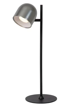 SKANSKA RECH - Oplaadbare Leeslamp Binnen/Buiten - Accu/Batterij - LED Dimb. - CCT - 1x3W 3000K/6000K - IP44 - Grijs ijzer*Lucide Clearance