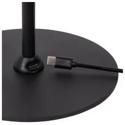SKANSKA RECH - Oplaadbare Leeslamp Binnen/Buiten - Accu/Batterij - LED Dimb. - CCT - 1x3W 3000K/6000K - IP44 - Grijs ijzer*Lucide Clearance