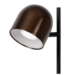 SKANSKA RECH - Oplaadbare Leeslamp Binnen/Buiten - Accu/Batterij - LED Dimb. - CCT - 1x3W 3000K/6000K - IP44 - Koffie*Lucide New