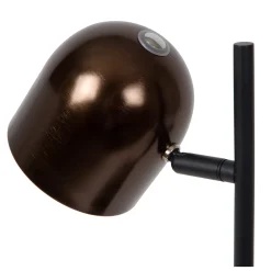 SKANSKA RECH - Oplaadbare Leeslamp Binnen/Buiten - Accu/Batterij - LED Dimb. - CCT - 1x3W 3000K/6000K - IP44 - Koffie*Lucide New