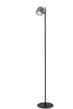 SKANSKA RECH - Oplaadbare Vloerlamp Binnen/Buiten - Accu/Batterij - Ø 23 cm - LED Dimb. - CCT - 1x3W 3000K/6000K - IP44 - Grijs ijzer*Lucide Best