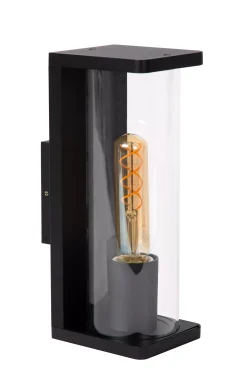 SLIGO - Wandlamp Binnen/Buiten - 1xE27 - IP54 - Zwart*Lucide Store