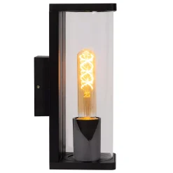 SLIGO - Wandlamp Binnen/Buiten - 1xE27 - IP54 - Zwart*Lucide Store