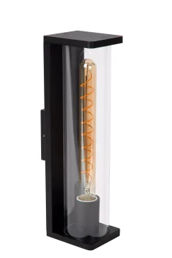 SLIGO - Wandlamp Binnen/Buiten - 1xE27 - IP54 - Zwart*Lucide Store