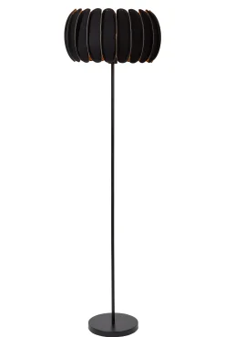 SPENCER - Vloerlamp - Ø 40 cm - 1xE27 - Zwart*Lucide Outlet