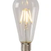 ST64 Class A - Filament lamp - Ø 6,4 cm - LED - E27 - 1x7W 2700K - Transparant*Lucide Store