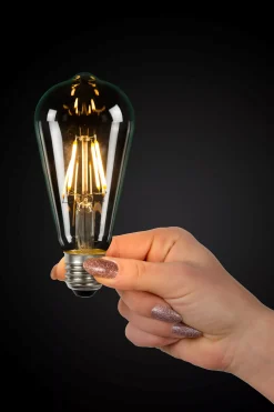 ST64 Class A - Filament lamp - Ø 6,4 cm - LED - E27 - 1x7W 2700K - Transparant*Lucide Store