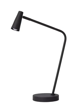 STIRLING - Oplaadbare Tafellamp - Accu/Batterij - LED 3 StepDim - 1x3W 2700K - Zwart*Lucide Best
