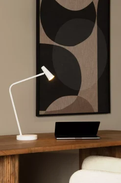 STIRLING - Oplaadbare Tafellamp - Accu/Batterij - LED 3 StepDim - 1x3W 2700K - Wit*Lucide New