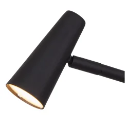 STIRLING - Oplaadbare Vloerlamp - Accu/Batterij - LED 3 StepDim - 1x3W 2700K - Zwart*Lucide Flash Sale