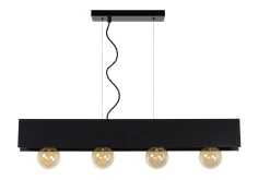 SURTUS - Hanglamp - 4xE27 - Zwart*Lucide Cheap