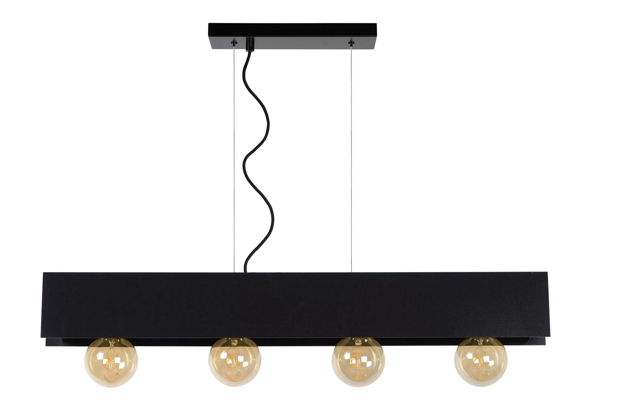 SURTUS - Hanglamp - 4xE27 - Zwart*Lucide Cheap