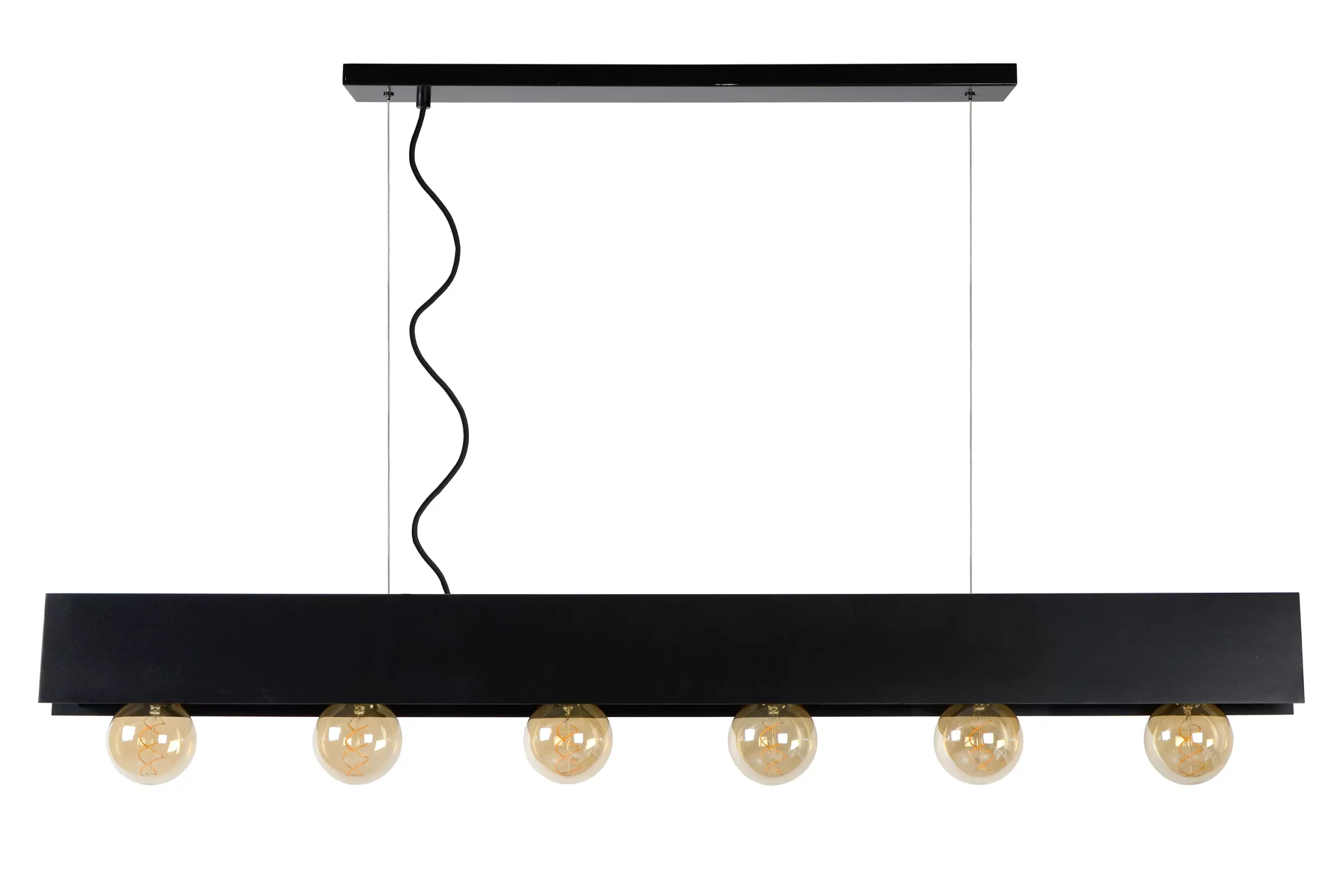 SURTUS - Hanglamp - 6xE27 - Zwart*Lucide Sale