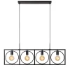 SUUS - Hanglamp - 4xE27 - Zwart*Lucide Flash Sale