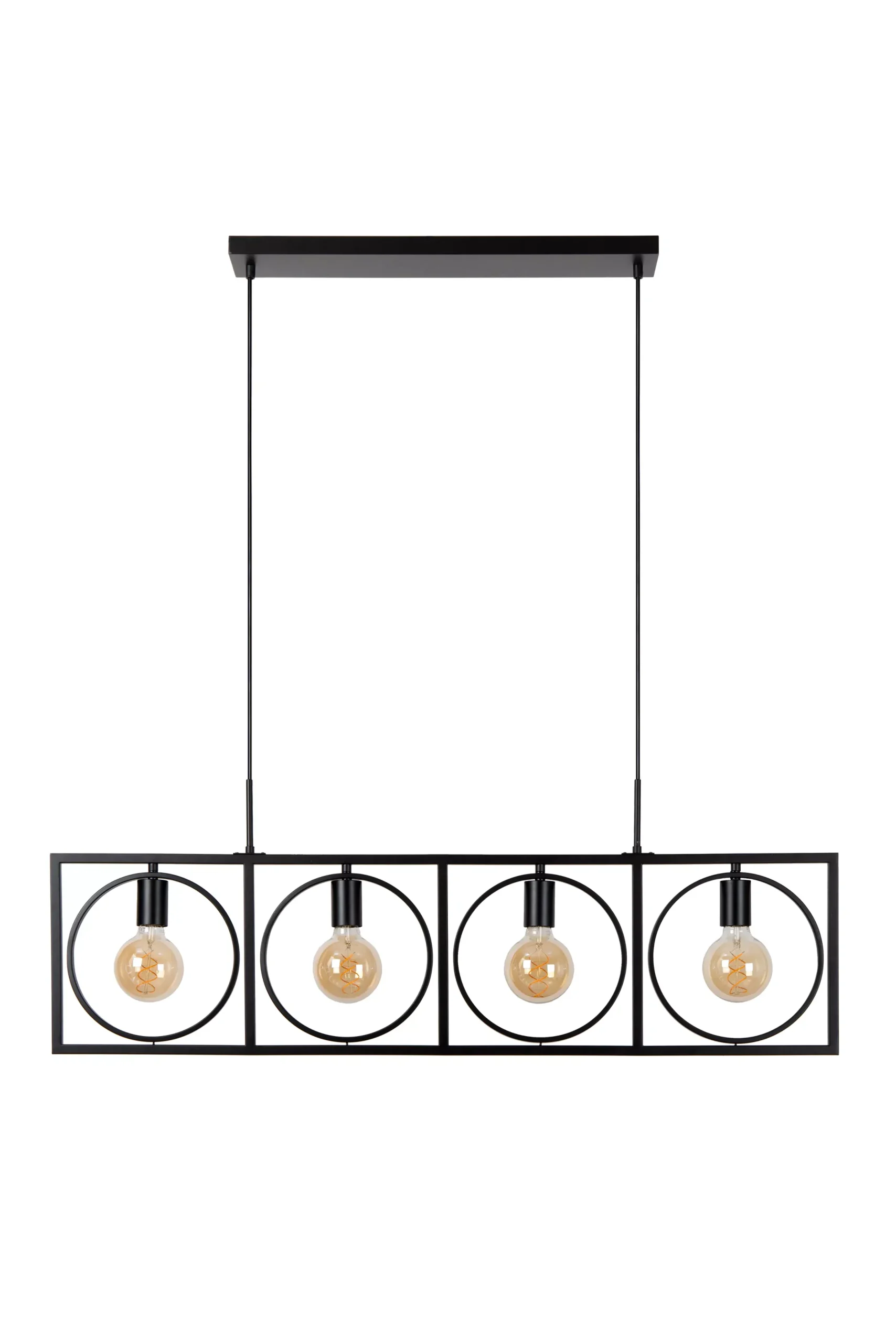 SUUS - Hanglamp - 4xE27 - Zwart*Lucide Flash Sale