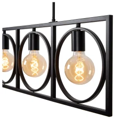 SUUS - Hanglamp - 4xE27 - Zwart*Lucide Flash Sale