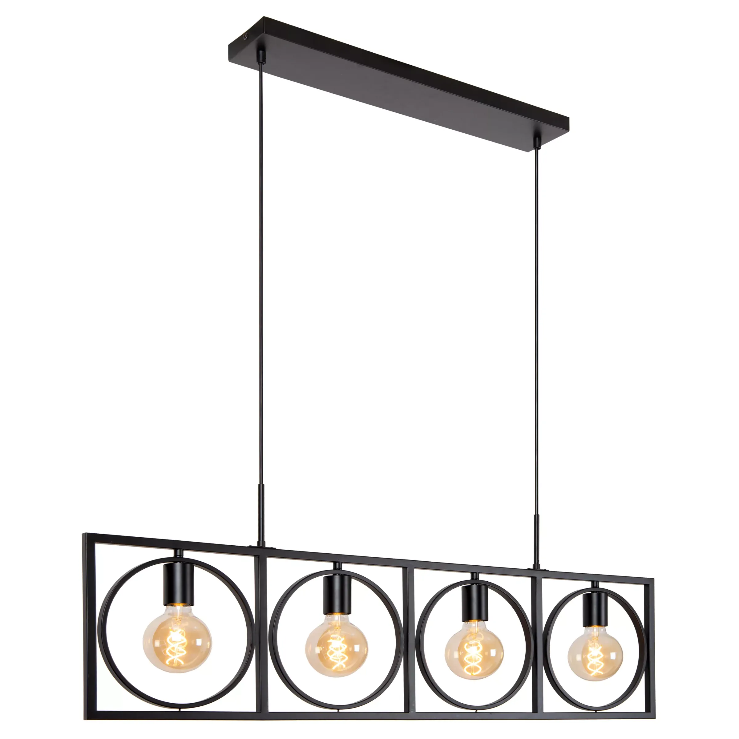 SUUS - Hanglamp - 4xE27 - Zwart*Lucide Flash Sale