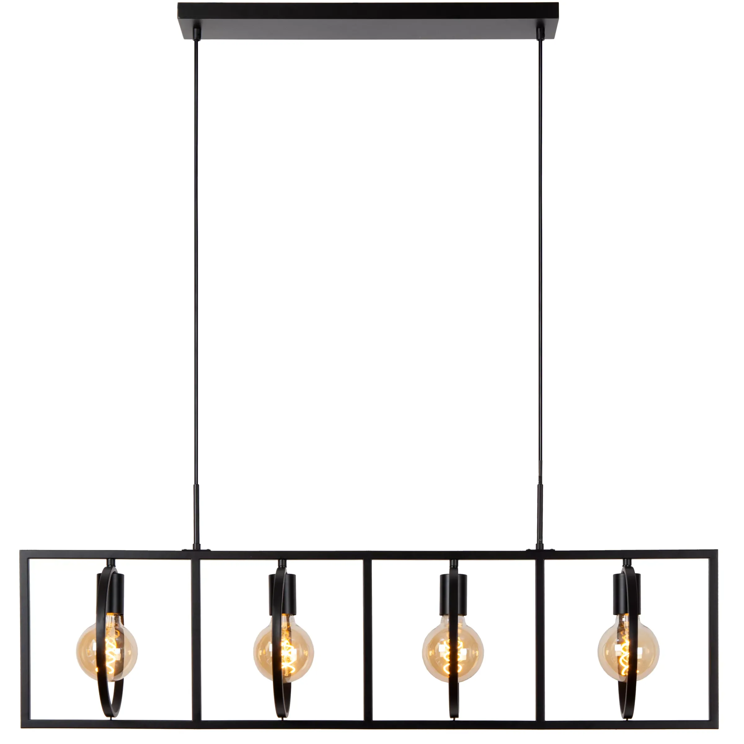 SUUS - Hanglamp - 4xE27 - Zwart*Lucide Flash Sale