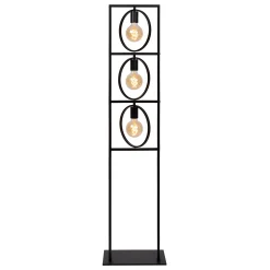 SUUS - Vloerlamp - 3xE27 - Zwart*Lucide Hot