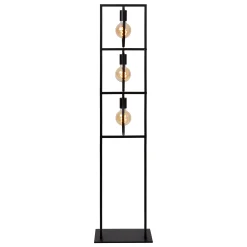 SUUS - Vloerlamp - 3xE27 - Zwart*Lucide Hot