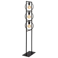 SUUS - Vloerlamp - 3xE27 - Zwart*Lucide Hot