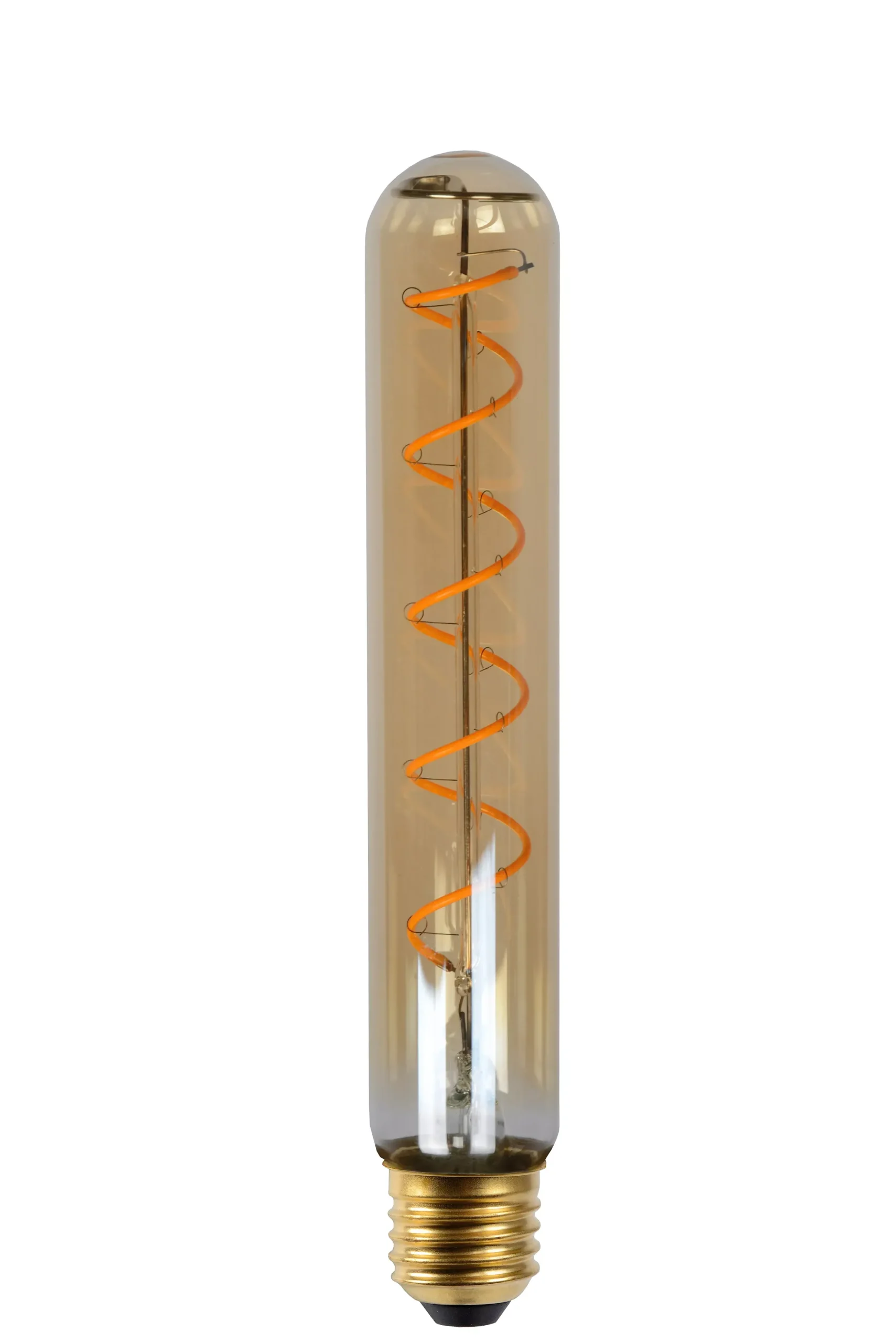 T32 - Filament lamp - Ø 3,2 cm - LED Dimb. - E27 - 1x4,9W 2200K - Amber*Lucide Hot
