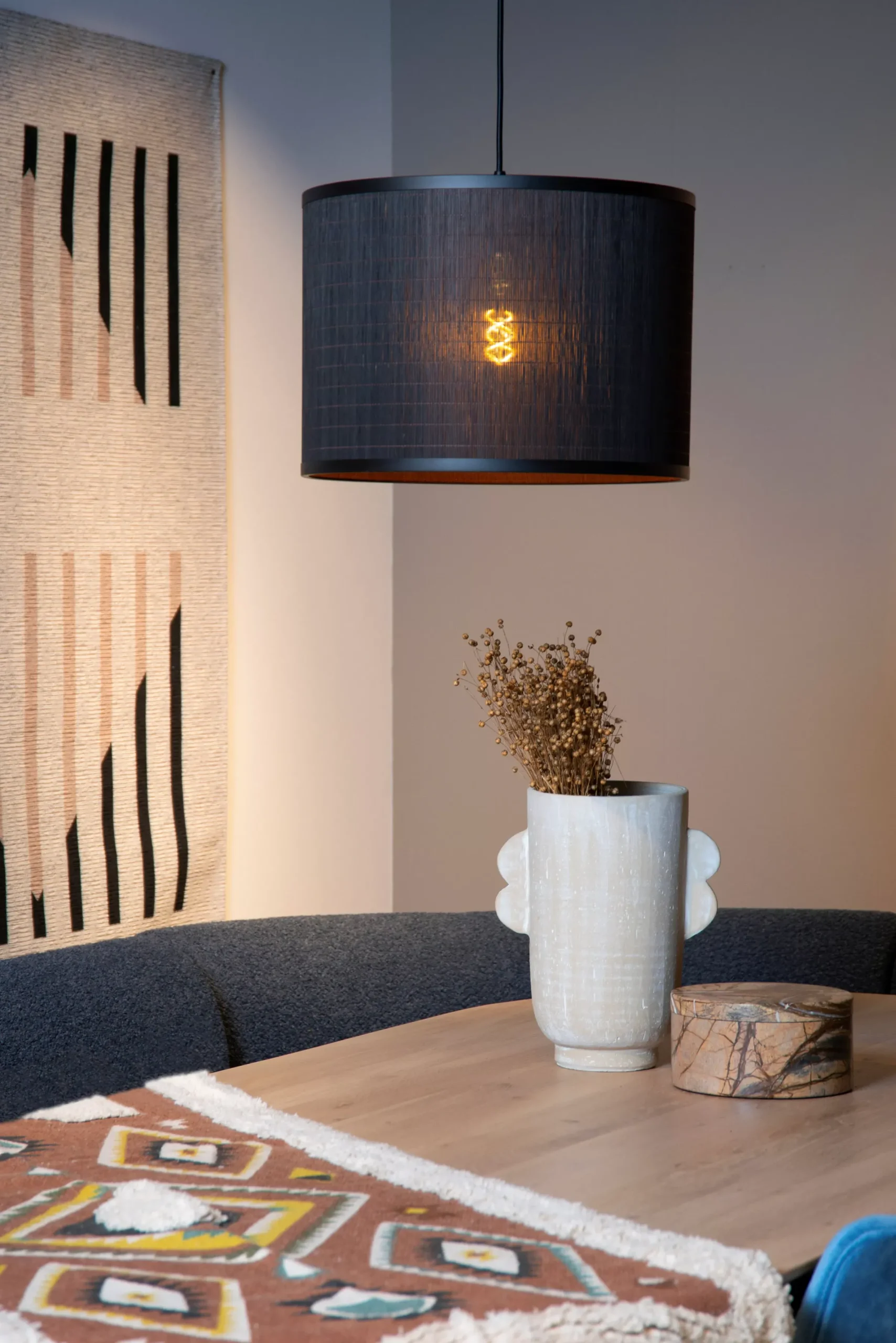 TAGALOG - Hanglamp - Ø 40 cm - 1xE27 - Zwart*Lucide Hot