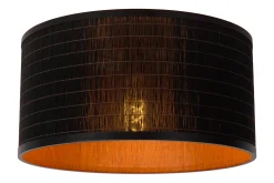 TAGALOG - Plafonnière - Ø 40 cm - 1xE27 - Zwart*Lucide Best