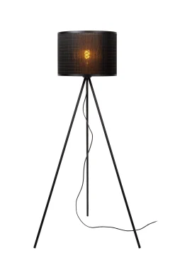 TAGALOG - Vloerlamp - Ø 55 cm - 1xE27 - Zwart*Lucide Cheap