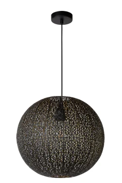 TAHAR - Hanglamp - 1xE27 - Zwart*Lucide Clearance