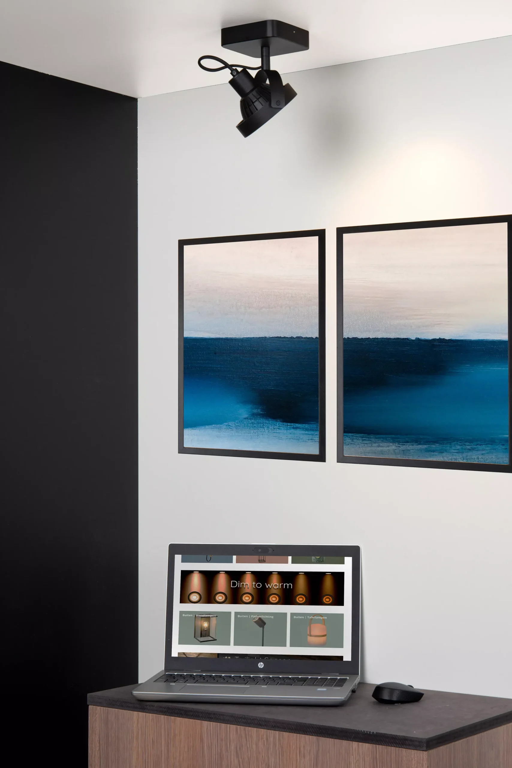 TALA LED - Plafondspot - LED Dim to warm - GU10 (ES111) - 1x12W 2200K/3000K - Zwart*Lucide Hot