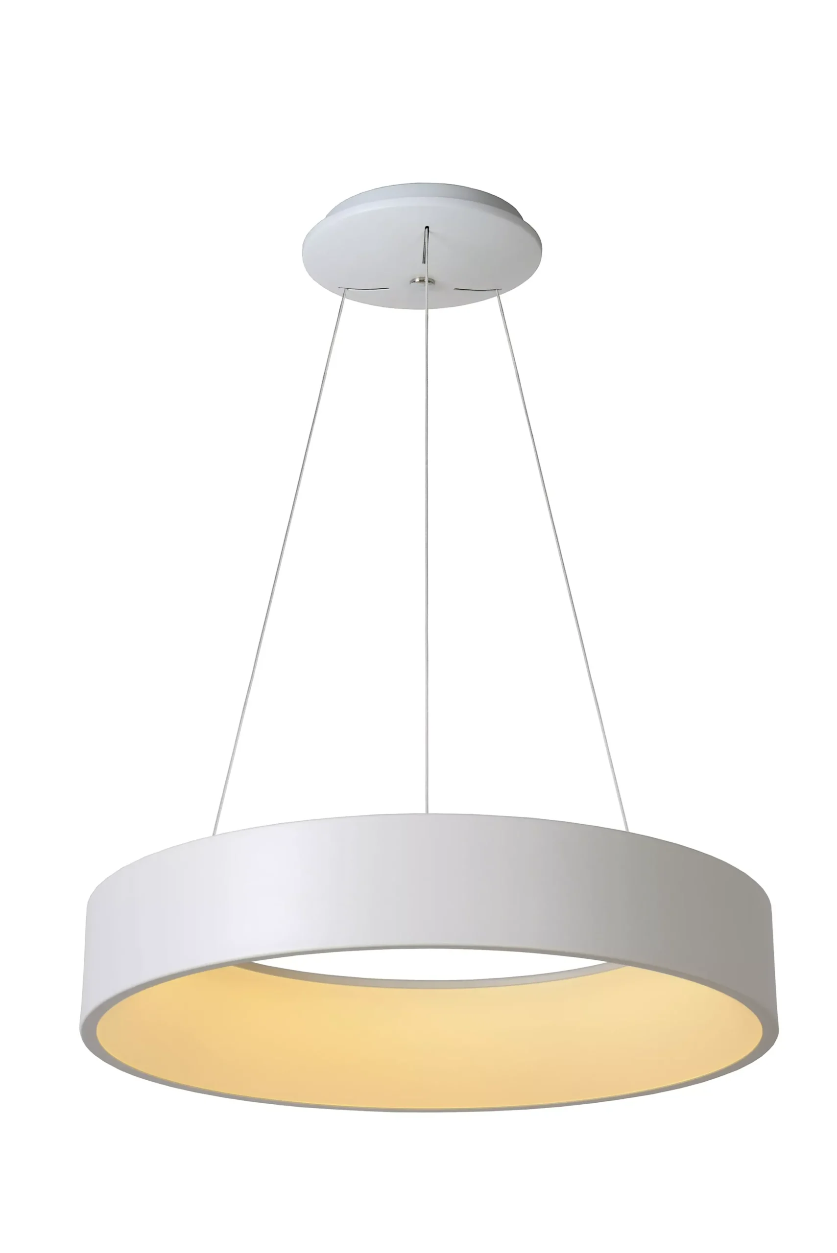TALOWE LED - Hanglamp - Ø 60 cm - LED Dimb. - 1x39W 3000K - Wit*Lucide Cheap