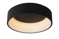 TALOWE LED - Plafonnière - Ø 45,5 cm - LED Dimb. - 1x30W 3000K - Zwart*Lucide Best