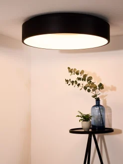 TALOWE LED - Plafonnière - Ø 60 cm - LED Dimb. - 1x42W 3000K - Zwart*Lucide Fashion