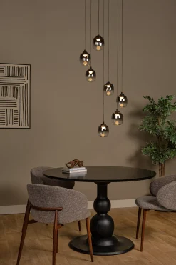TAMINO - Hanglamp - Ø 52 cm - LED Dimb. - 7x7W 3000K - Zwart*Lucide Shop