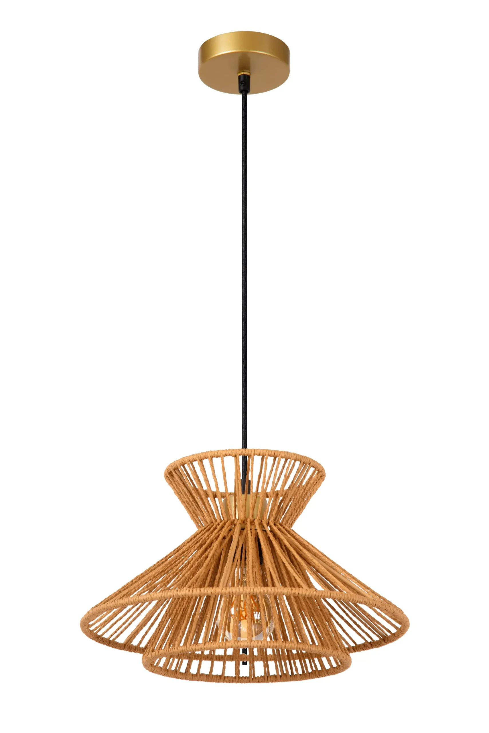 TASMAN - Hanglamp - 1xE27 - Naturel*Lucide Best