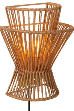 TASMAN - Wandlamp - 1xE14 - Naturel*Lucide Store