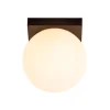 TASSA - Plafonnière Badkamer - Ø 13,5 cm - LED Dim to warm - 1x12W 1800K/3000K - IP40 - Zwart*Lucide Cheap